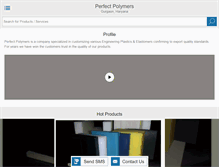 Tablet Screenshot of perfectpolymers.com